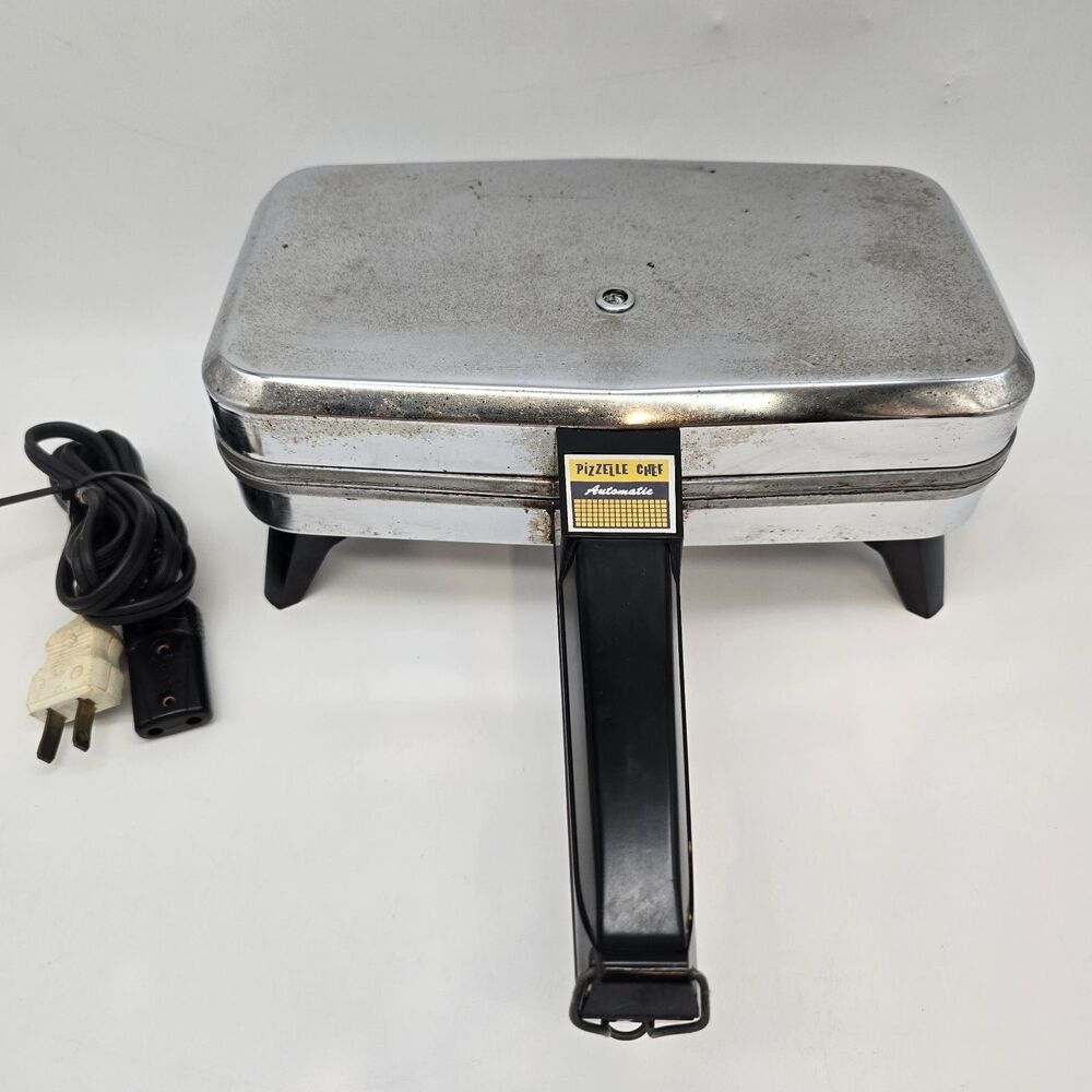 Vintage VITANTONIO PIZZELLE CHEF 300A Italian Waffle Cookie Maker | Works